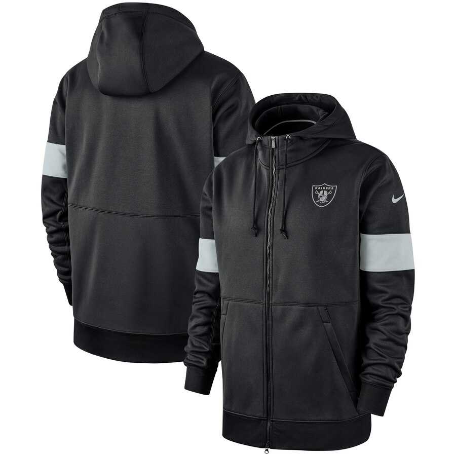 Oakland Raiders Nike Sideline Performance Full Zip Hoodie Black,We sell and wholesale Oakland Raiders Nike Sideline Performance Full Zip Hoodie Black on line form chian!